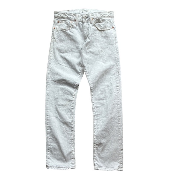 Polo Ralph Lauren The Varick Slim Straight White Jeans 30 X 30 - Picture 3 of 12